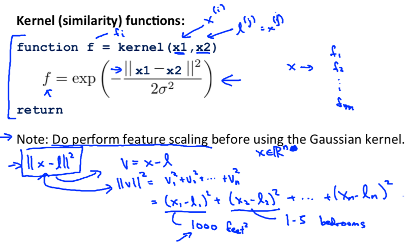 Kernel (similarity) functions