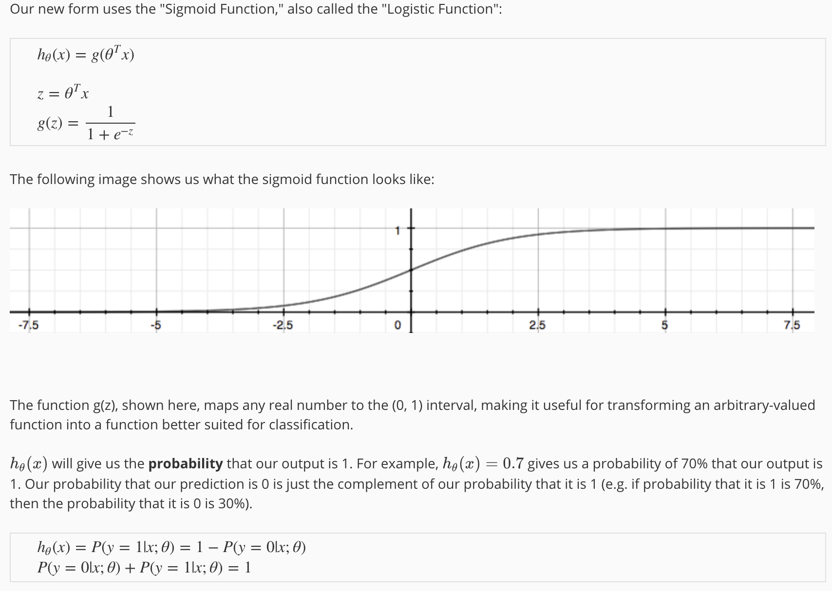 Logistic Function